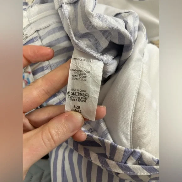 Main strip striped cropped jumpsuit - Picture 8 of 9